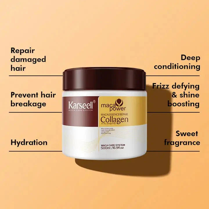 Karseell™ Collagen Hair Mask + Argan Oil Set