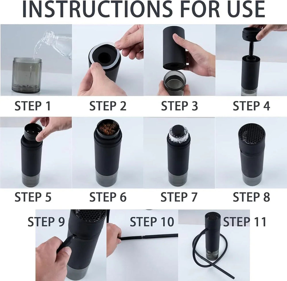 Portable Car Hookah | Cup Holder Travel Hookah