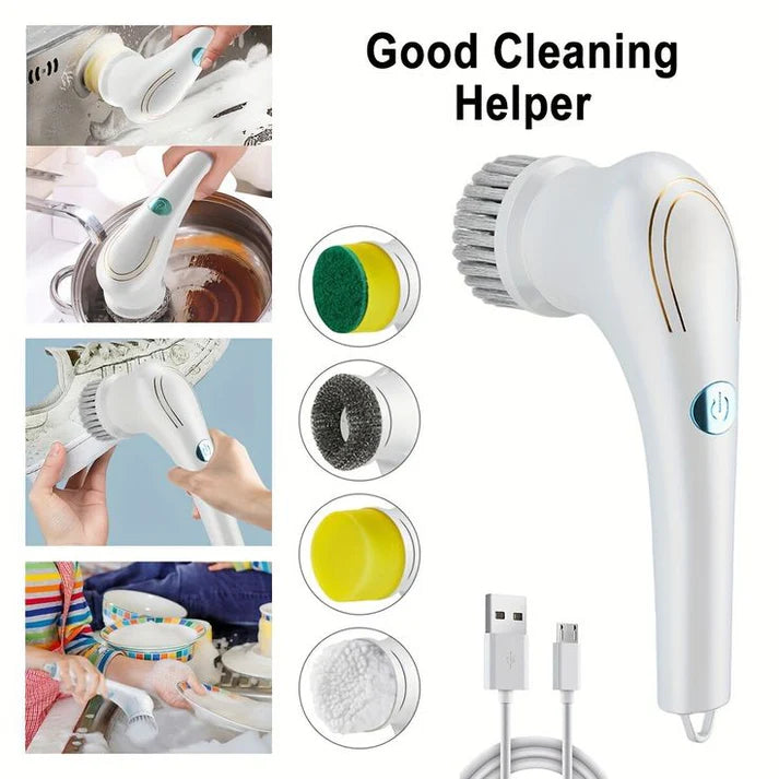 5 in 1 Electric Cleaning Brush | Multipurpose Cleaning Brush