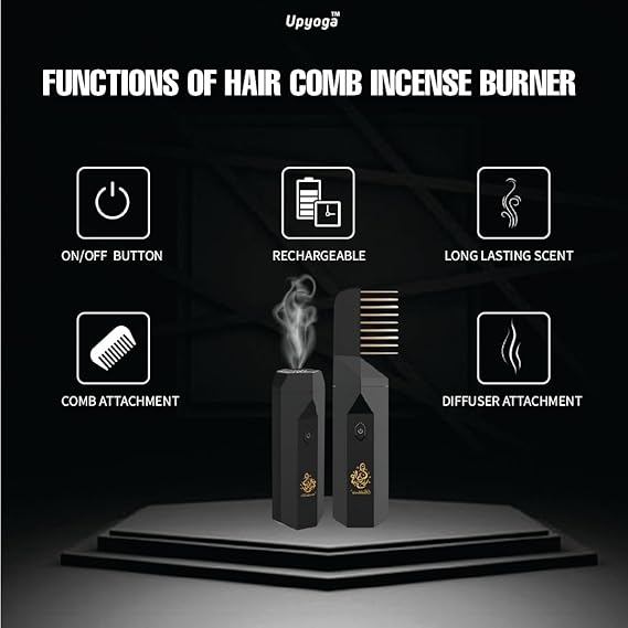 2 in 1 Hair Comb Incense Burner | Oud Incense Burner