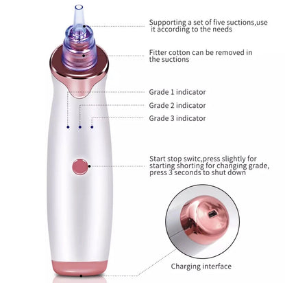 5 in 1 Blackhead Remover | Massaging Pore Action